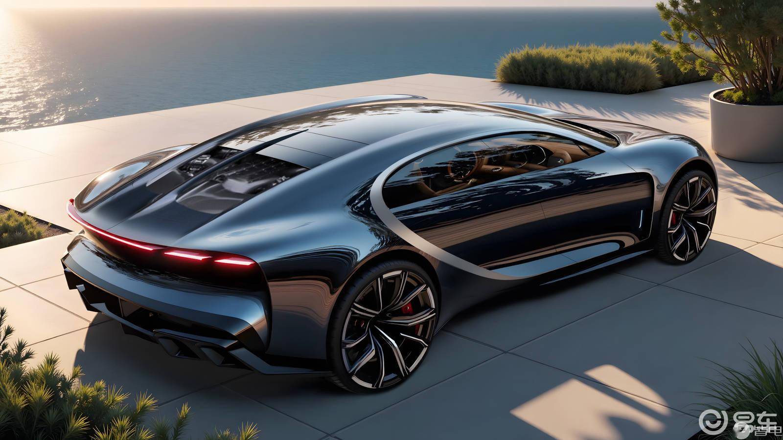 瞄準(zhǔn)布加迪?追覓首款汽車(chē)渲染圖公布,樣車(chē)將于2026首發(fā)